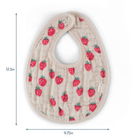 Itzy Bib - Strawberries and Cream