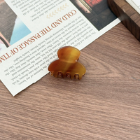 Mini Marble Tortoise Claw Clips