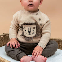 Lion Knit Sweater Pant Set