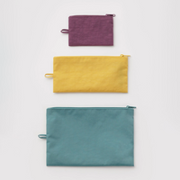 zippered pouch set of 3