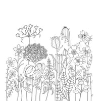 World Of Flowers Coloring Book