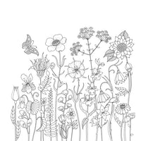 World Of Flowers Coloring Book