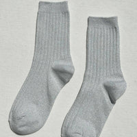 le bon her socks in snow white