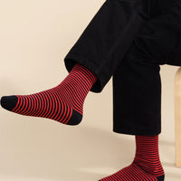 Nautical Stripe Men's Crew Socks