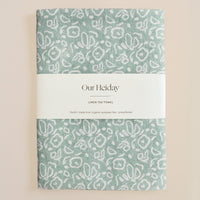 organic linen tea towel our heiday