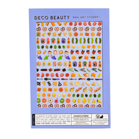 charcuterie themed nail art stickers