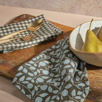 Orchard Sky Linen Tea Towel