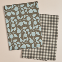 Orchard Sky Linen Tea Towel
