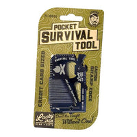 pocket survival tool lucky jack screwdriver knife blades wrench 15 in 1