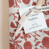 Pomegranate Dinner Napkins