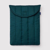 teal puffy laptop sleeve for 13/14" laptops