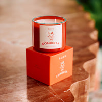 La Condesa Candle in red vessel