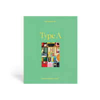Green book cover with 'Type A' and colorful puzzle pieces illustration