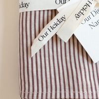 Classic Stripe Wine Dinner Napkins