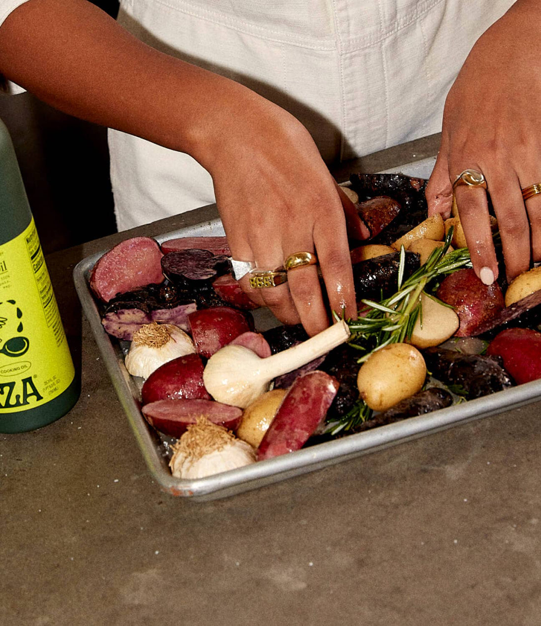 "Sizzle" Extra Virgin Olive Oil Glass Bottle