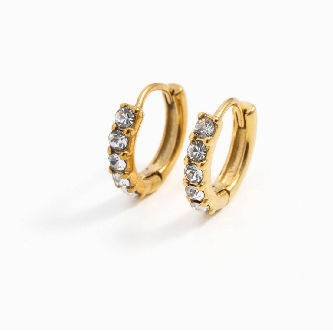 Pip Pop Post Hoops - Dainty Gem