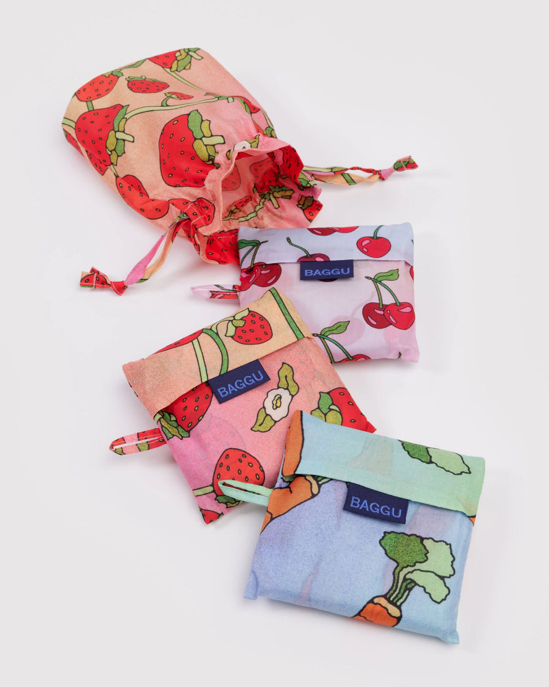 Carrots & Berries Standard Baggu (Set of 3)