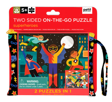 Superheroes Two-Sided Puzzle