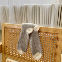 Mens Cashmere Socks - Grey Melange