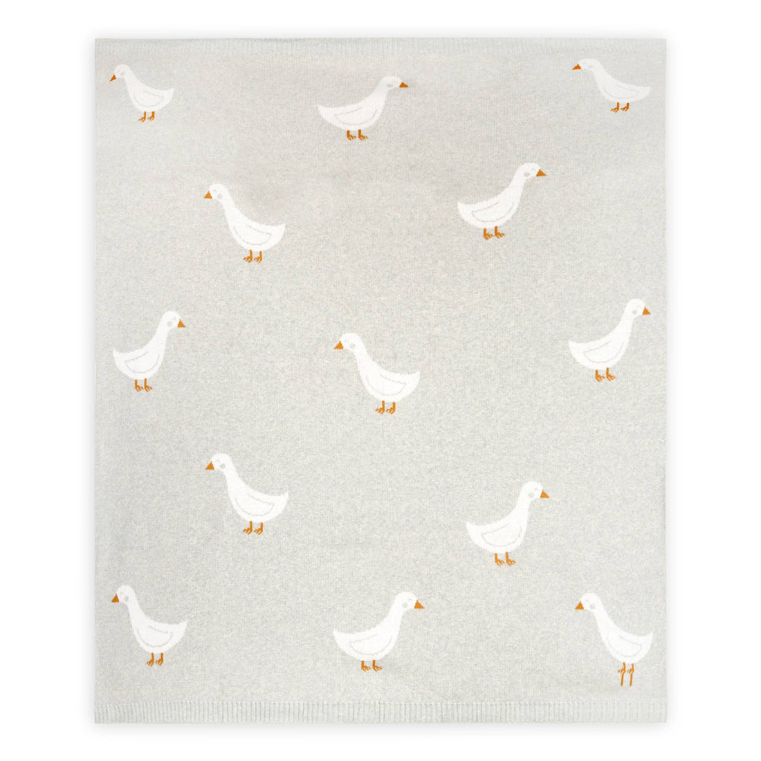 Organic Knit Baby Blanket - Duck Waddle