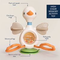 Itzy Twist & Bop High Chair Toy - Goose
