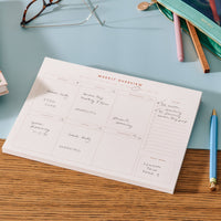 Weekly Undated Desk Planner - Joy