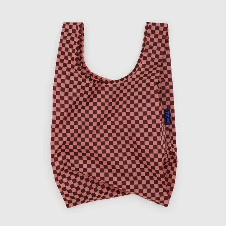 Baby Baggu - Pink Brown Check