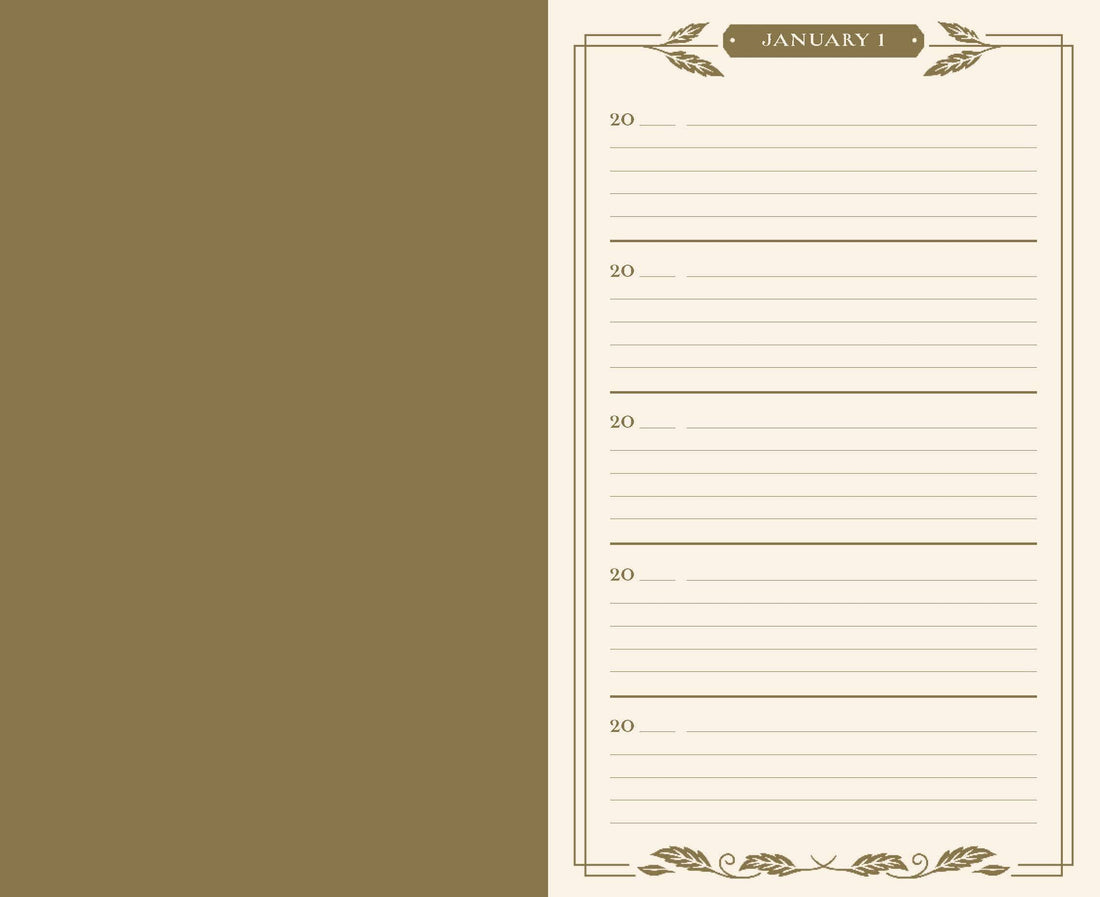 Gilded One Line A Day