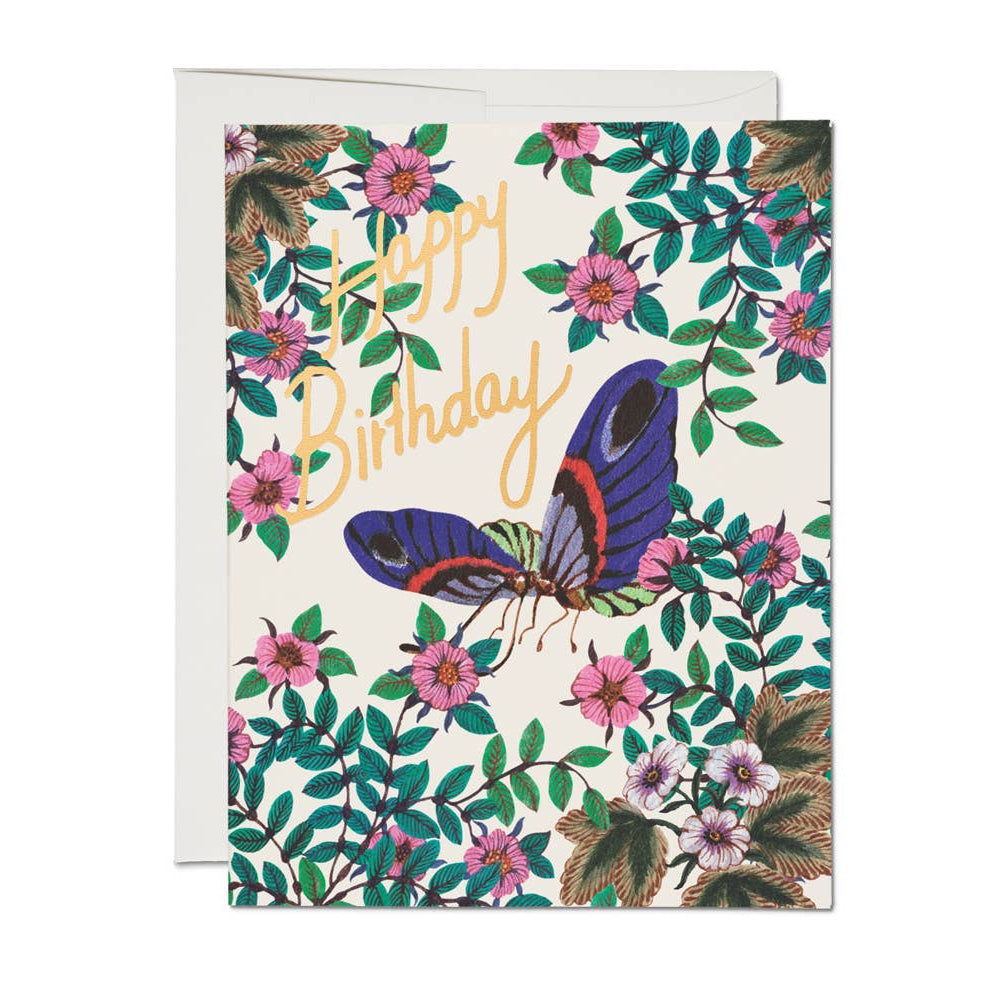 Delicate Butterfly Birthday Card