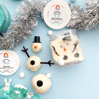 Snowman Play Dough-To-Go Kit