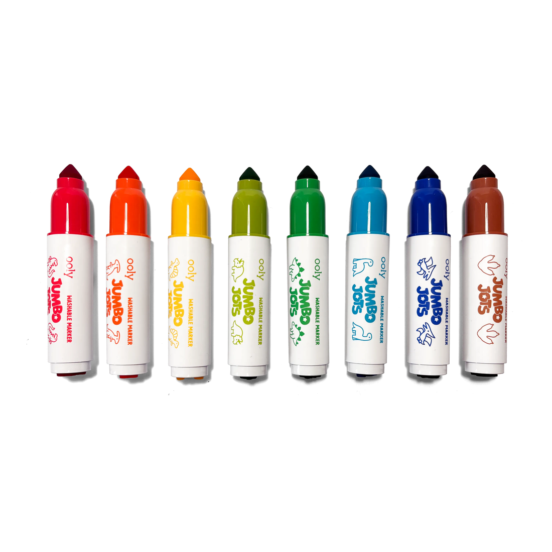 Jumbo Jots Dual Tip Dinosaur Stamp Markers