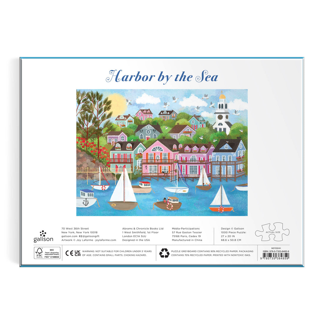 Harbor by the Sea Puzzle