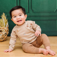 Safari Animal Embroidered Pullover