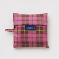 Standard Baggu - Azalea Pink Tartan