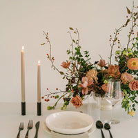 Beeswax Taper Candles - Clay