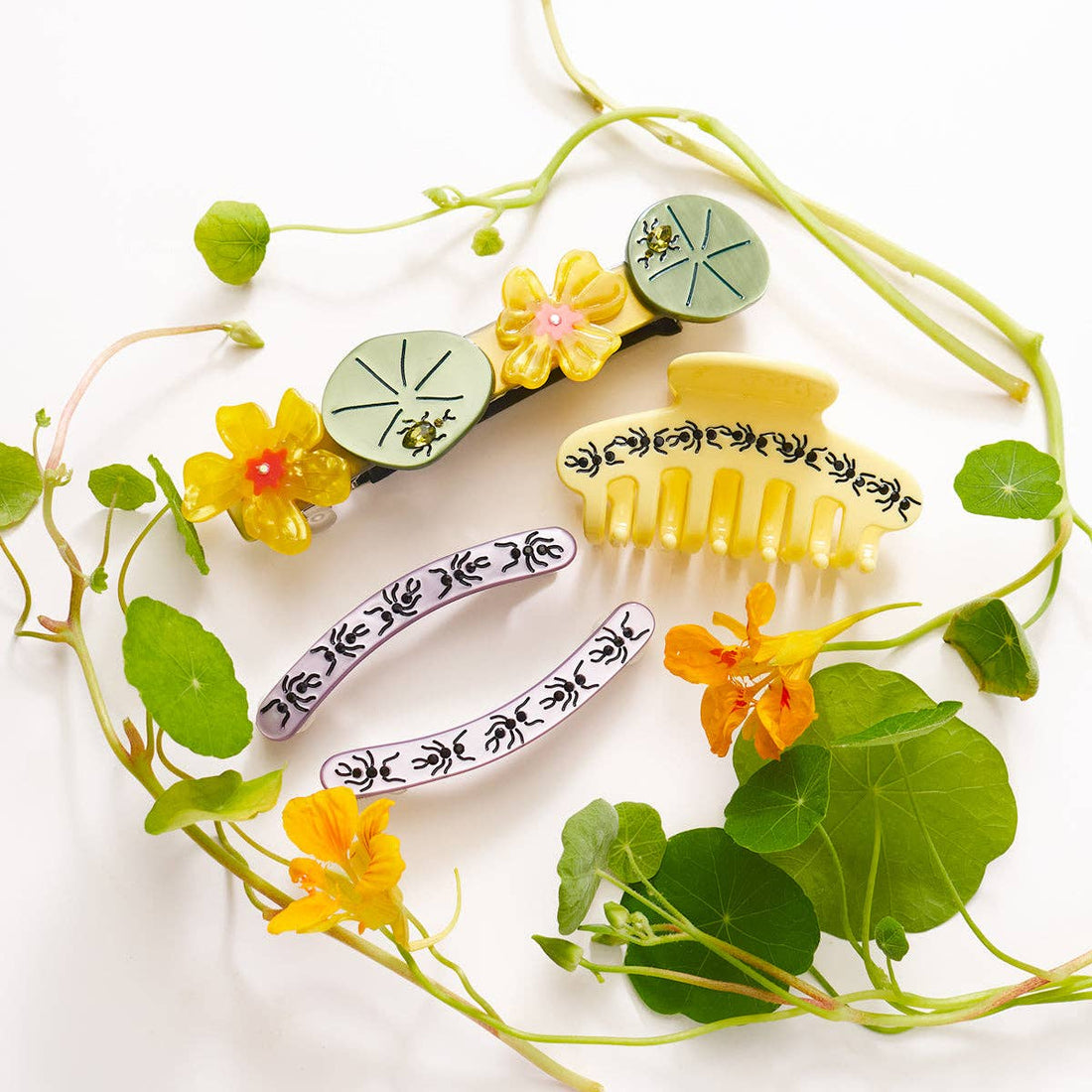 Jeweled Flower Beetle Barrette