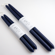 Beeswax Taper Candles - Midnight Blue
