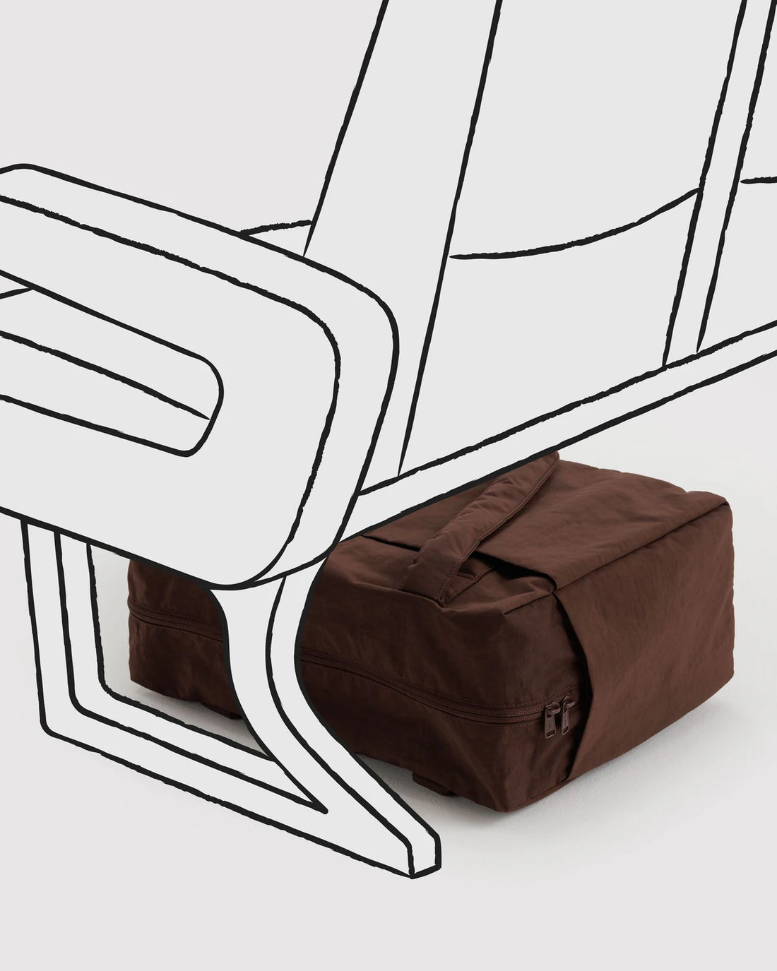 Small Cloud Carry-On Bag - Coffee