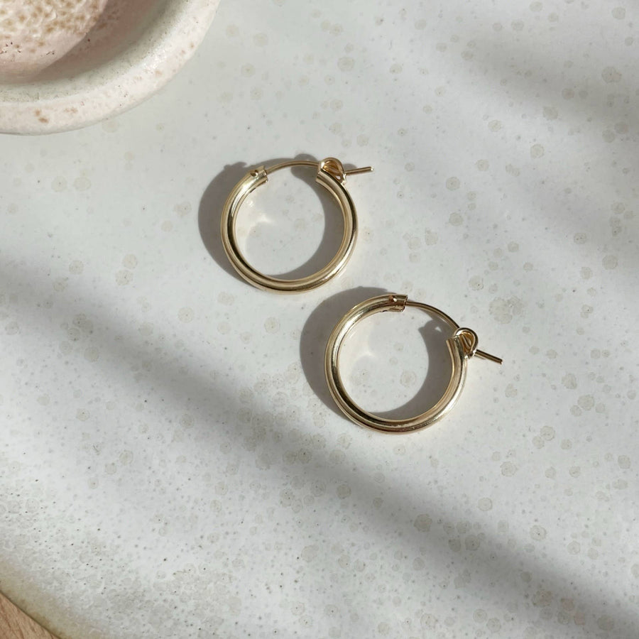 Classic Hoops - 14k Gold Fill