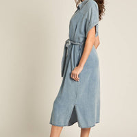 Denim Button Down Dress