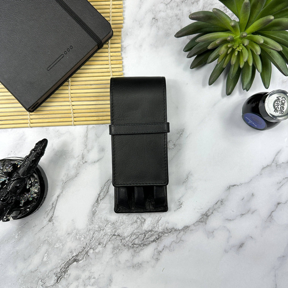 3 Pen Case - Black