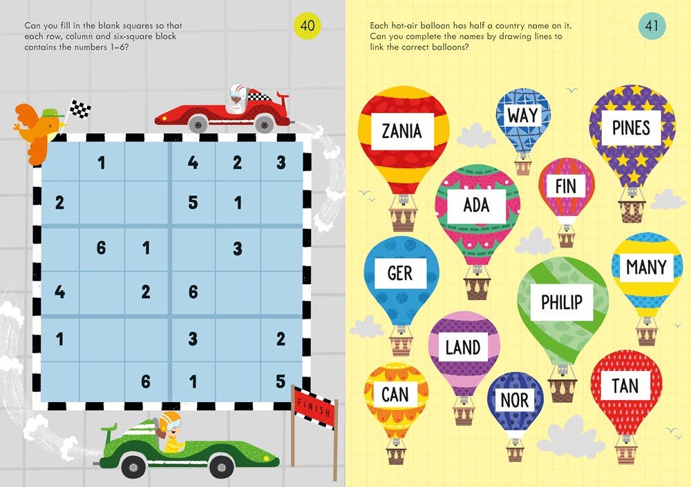 Lots of Travel Puzzles and Games Book