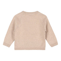 Animal Train Applique Sweater Knit Baby Pullover