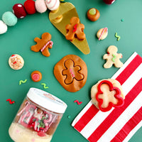 Gingerbread Play Dough-To-Go Kit