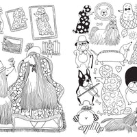 A Million Cute Animals Coloring Book