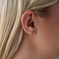 Curve Threader Earrings