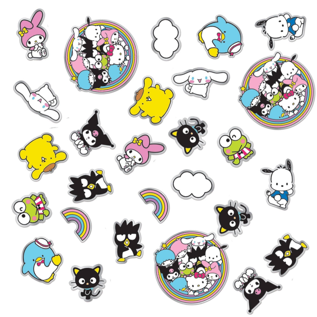 Hello Kitty And Friends Together Forever Sticker Confetti