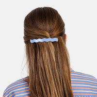 Skinny Wave Barrette in Periwinkle