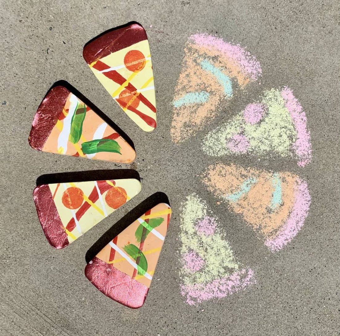 Pizza Sidewalk Chalk