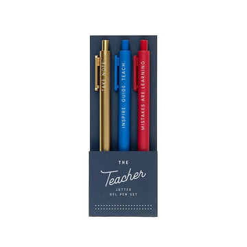 The Teacher Jotter Gel Pen - Set of 3